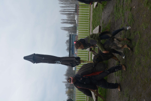 Releasing dog to attack trespasser