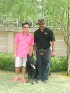 Happy Dog and Happy Owner